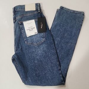 Rag & Bone Slim Fit Jeans in Blue Denim